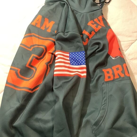 CLEVELAND BROWNS, Beckham Jr, #13, Hoodie sweatshirt, medium, like new - Picture 11 of 11